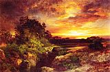 Thomas Moran An Arizona Sunset Near the Grand Canyon